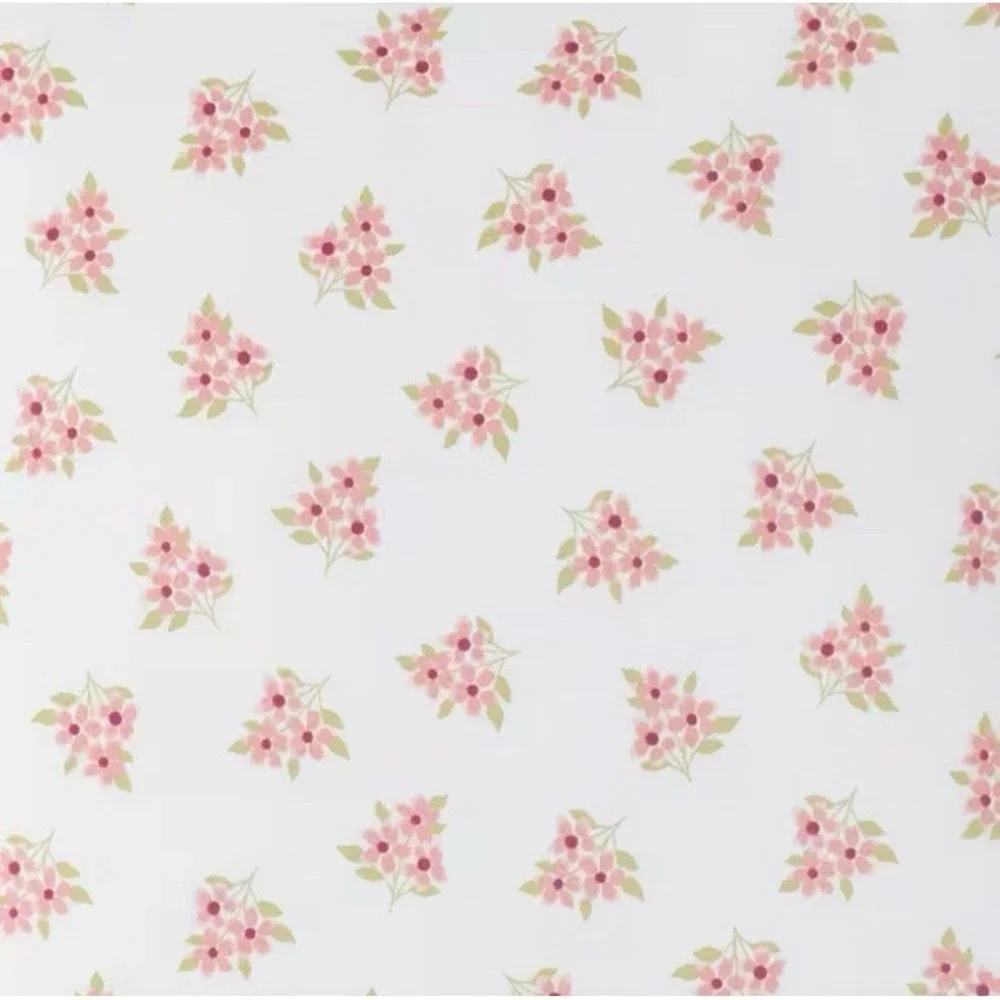 Company Store Standard Floral Ruffle Pillowcase Sunshine & Blooms 100% Cotton